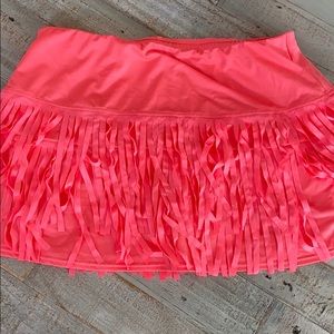 Lucky in love fringe tennis skirt